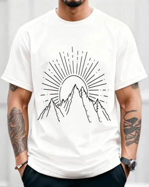 Sunrise Mountain Landscape...