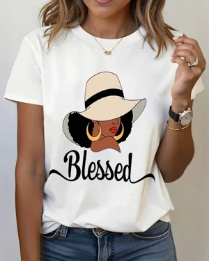 Blessed Woman with Hat and...