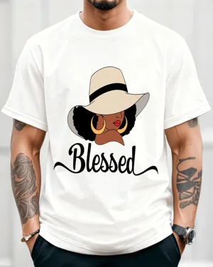Blessed Woman with Hat and...