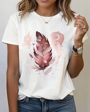 Feather Moon and Stars...