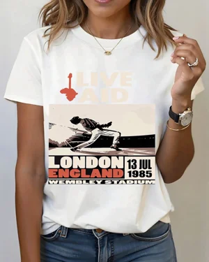 Live Aid London England...