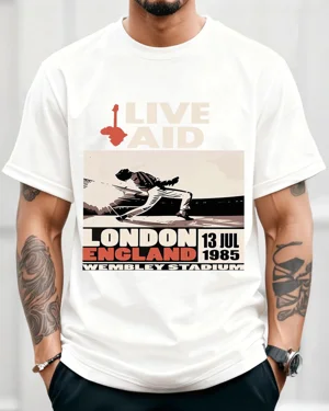 Live Aid London England...