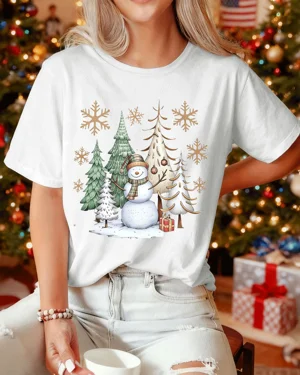 Christmas Snowman with...