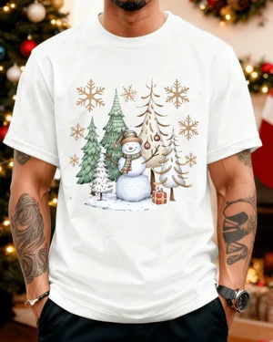 Christmas Snowman with...