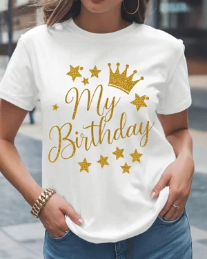 My Birthday Gold Crown and...