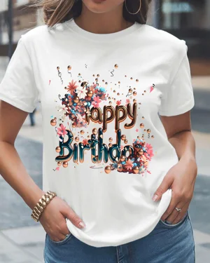 Happy Birthday Floral and...