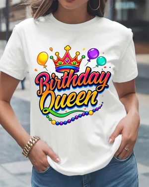 Birthday Queen Crown and...