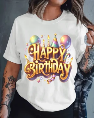 Happy Birthday Balloons and...