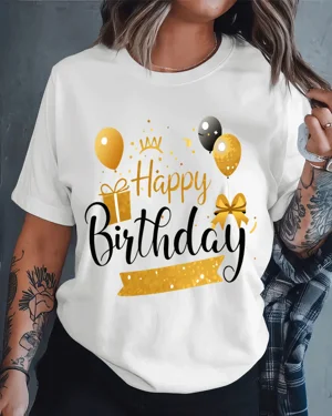 Happy Birthday Balloons and...