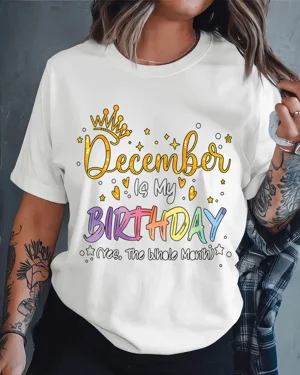 December Birthday Month...