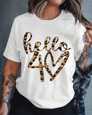 Hello 40 Birthday Leopard...