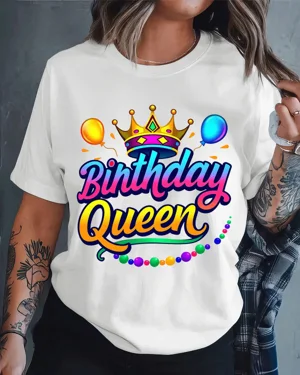 Birthday Queen Crown and...