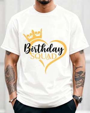 Birthday Squad Heart and...