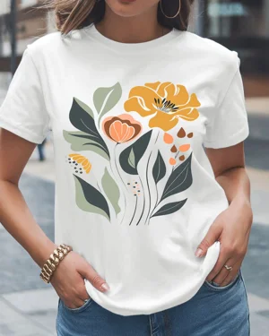 Yellow and Peach Wildflower...