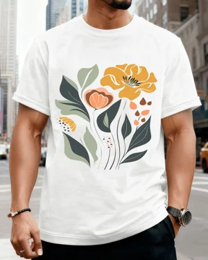 Yellow and Peach Wildflower...