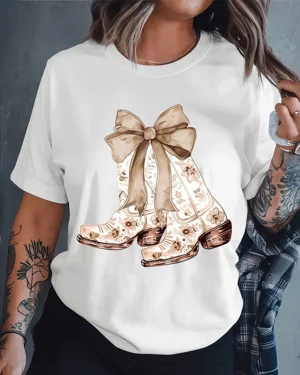 Floral Cowboy Boots with...