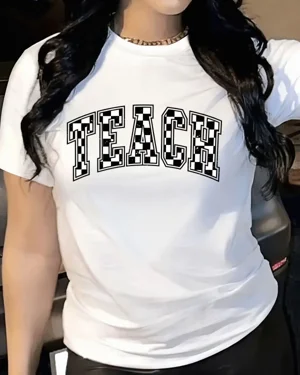 Teach Checkered Letters...