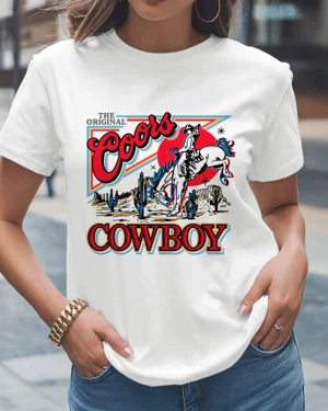 Coors Cowboy Sunset Desert...