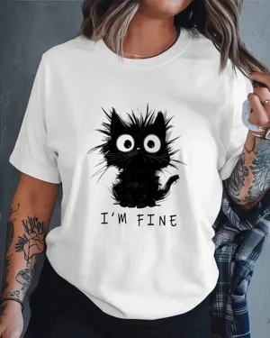 I'm Fine Stressed Cat...