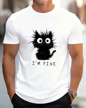 I'm Fine Stressed Cat...