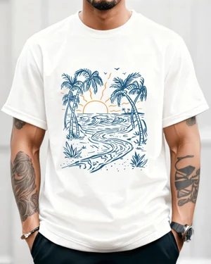 Tropical Beach Sunset...