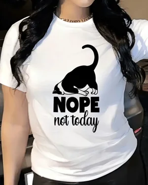 Nope Not Today Lazy Cat...