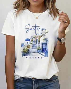 Santorini Greece Scenic...