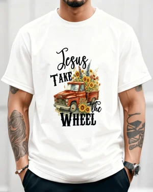 Jesus Take the Wheel Red...