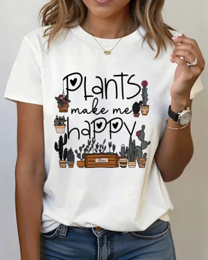 Plants Make Me Happy Summer...