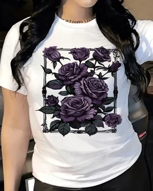 Purple Rose Bouquet Summer...